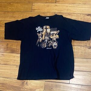 Goose shirts Australia outlaw legends T-Shirt with Motorcycle Design